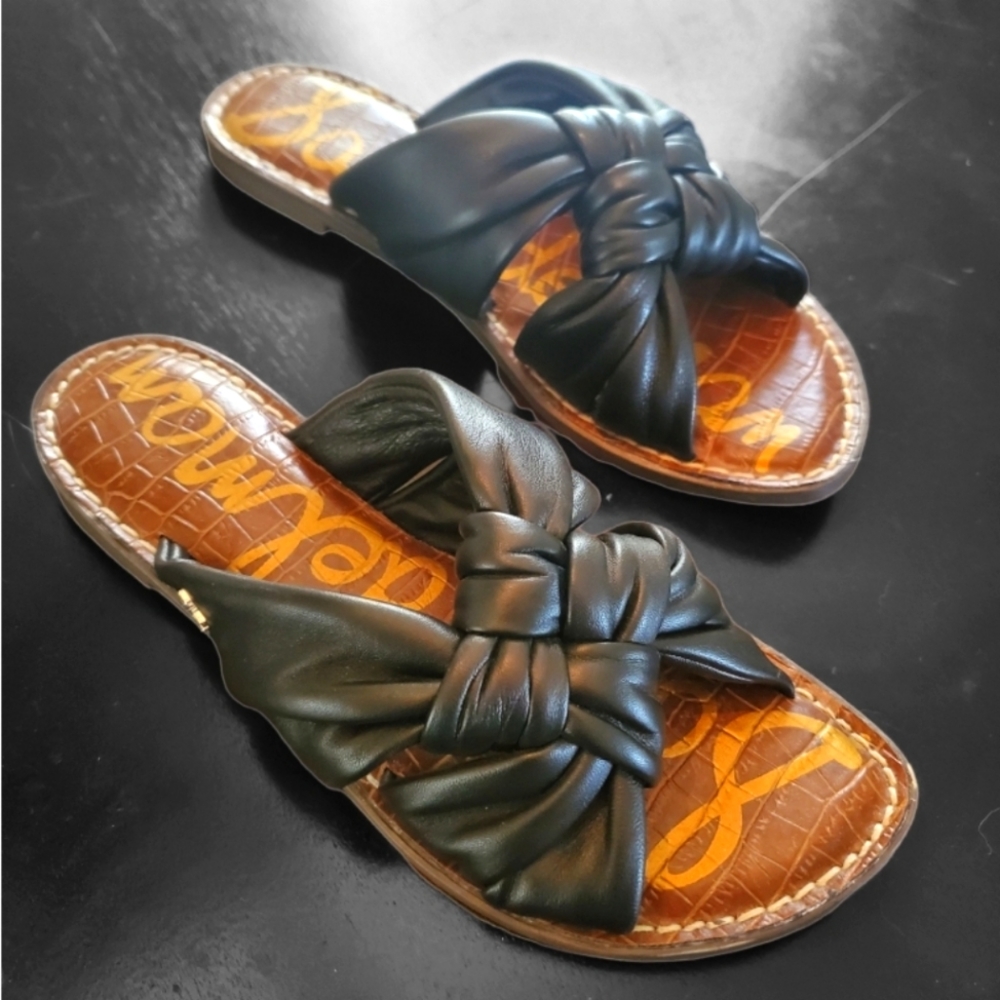 ❤️‍🔥GORGEOUS❤️‍🔥Sam Edelman - Garson Knotted Leather Sandal